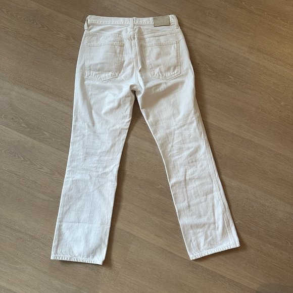 Citizens of Humanity White Daphne High-Rise Stovepipe Jeans - Picture 8 of 11